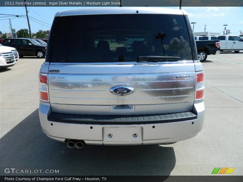 Ingot Silver Metallic / Medium Light Stone 2011 Ford Flex Limited