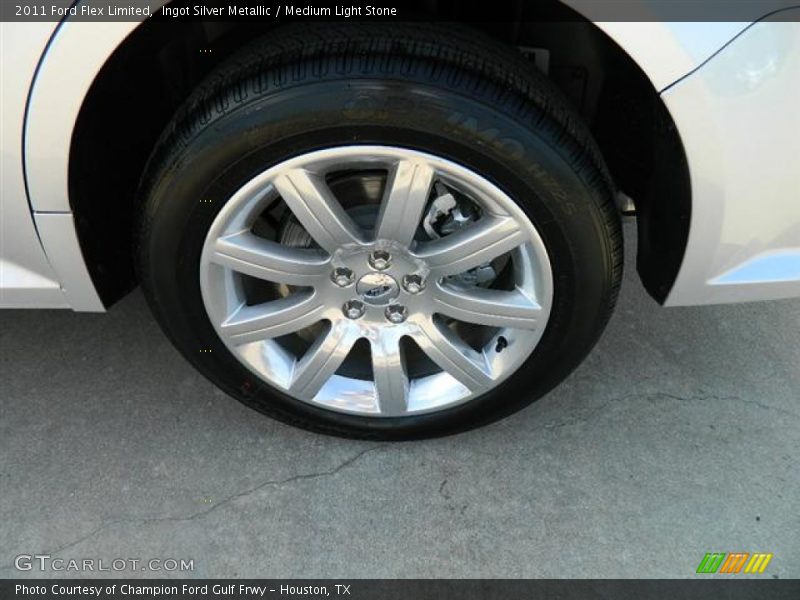 Ingot Silver Metallic / Medium Light Stone 2011 Ford Flex Limited
