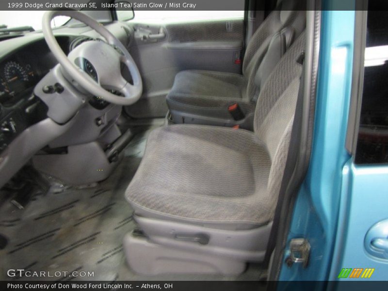 Island Teal Satin Glow / Mist Gray 1999 Dodge Grand Caravan SE