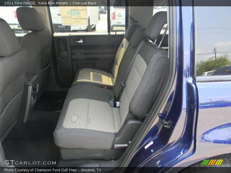 Kona Blue Metallic / Charcoal Black 2011 Ford Flex SE