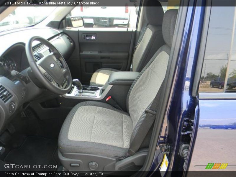 Kona Blue Metallic / Charcoal Black 2011 Ford Flex SE
