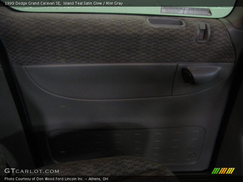 Island Teal Satin Glow / Mist Gray 1999 Dodge Grand Caravan SE