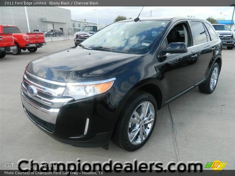 Ebony Black / Charcoal Black 2011 Ford Edge Limited