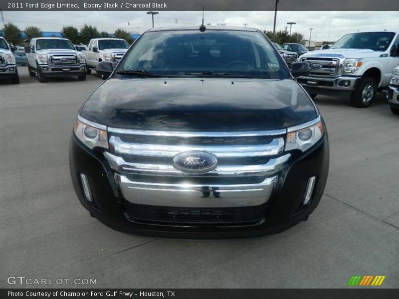 Ebony Black / Charcoal Black 2011 Ford Edge Limited
