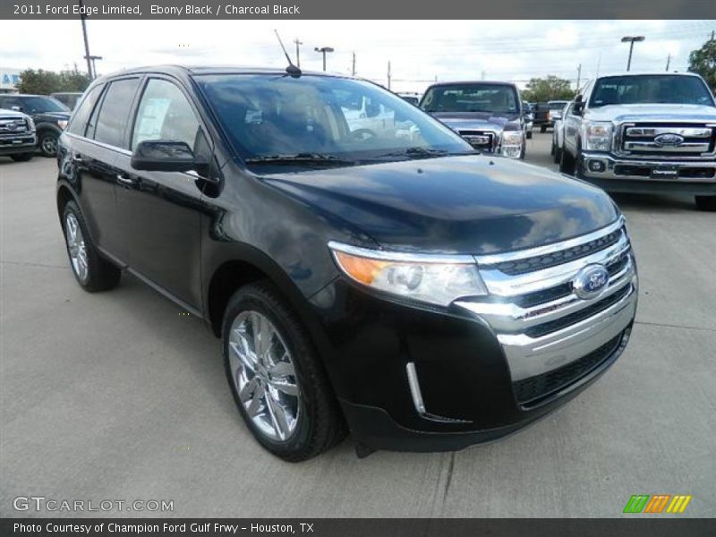 Ebony Black / Charcoal Black 2011 Ford Edge Limited