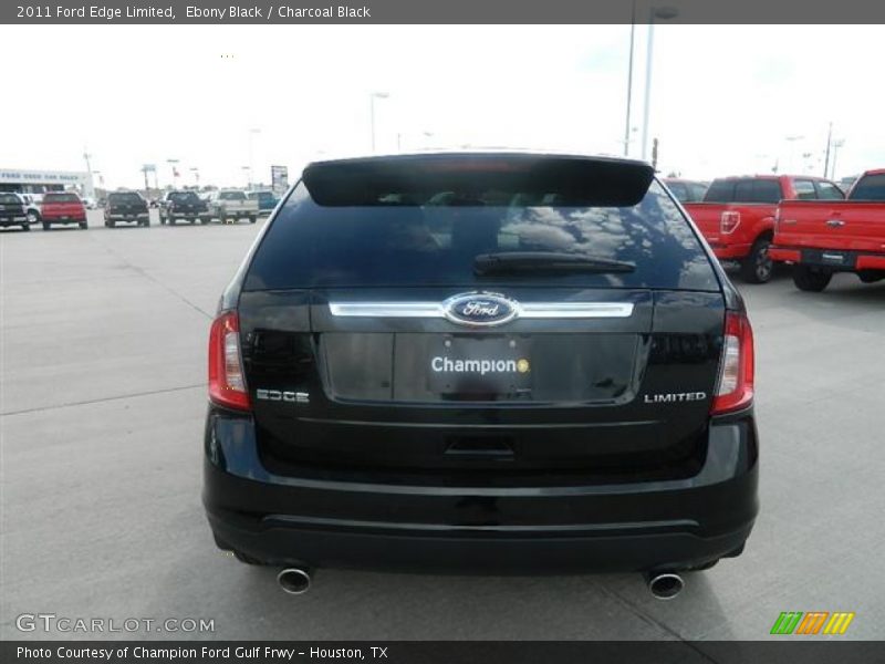 Ebony Black / Charcoal Black 2011 Ford Edge Limited