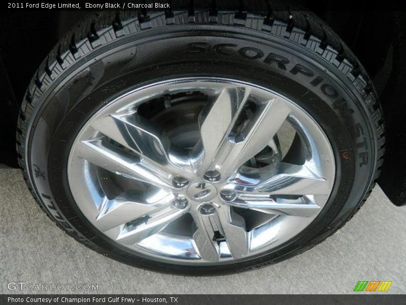 Ebony Black / Charcoal Black 2011 Ford Edge Limited