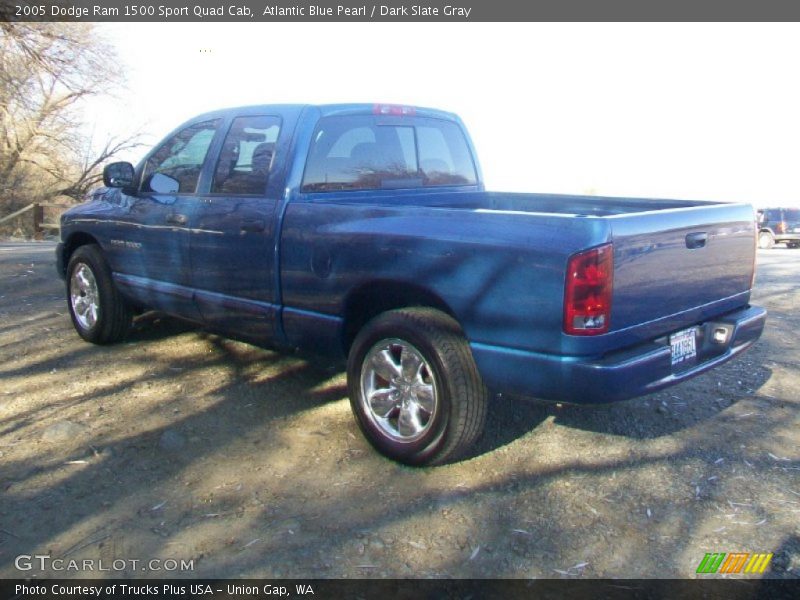 Atlantic Blue Pearl / Dark Slate Gray 2005 Dodge Ram 1500 Sport Quad Cab