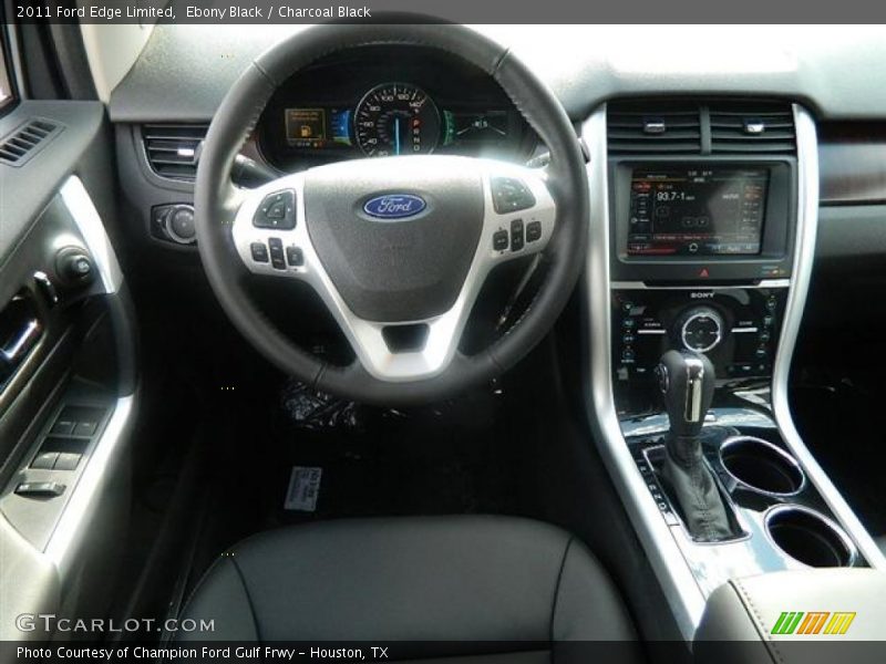 Ebony Black / Charcoal Black 2011 Ford Edge Limited