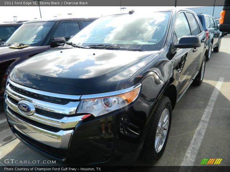 Ebony Black / Charcoal Black 2011 Ford Edge SE