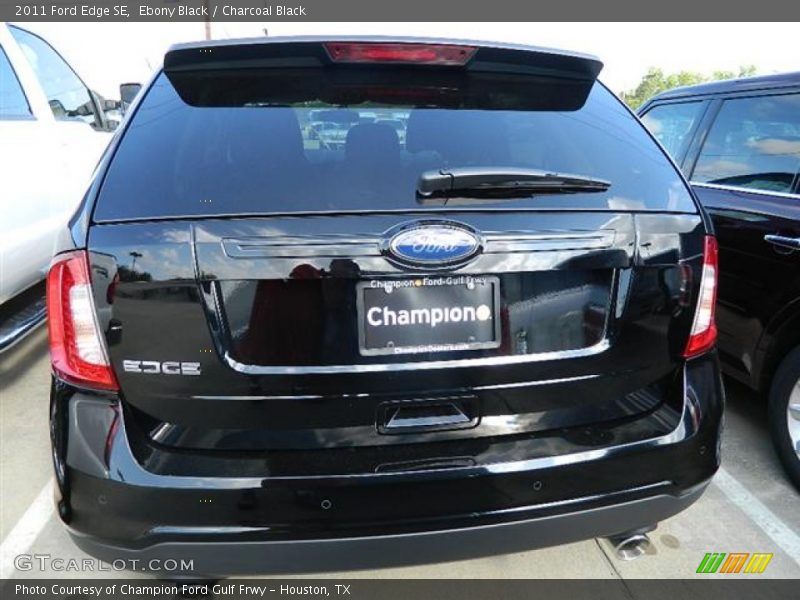 Ebony Black / Charcoal Black 2011 Ford Edge SE