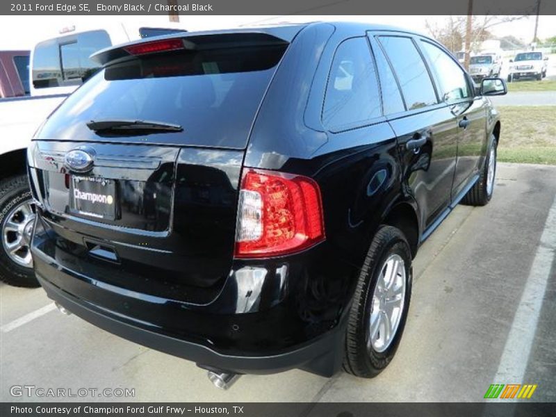 Ebony Black / Charcoal Black 2011 Ford Edge SE