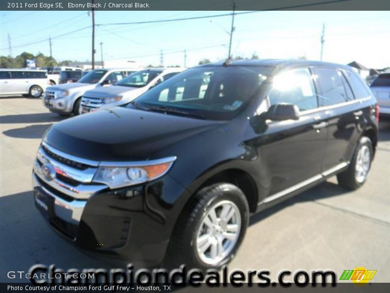 Ebony Black / Charcoal Black 2011 Ford Edge SE