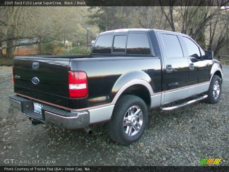 Black / Black 2005 Ford F150 Lariat SuperCrew
