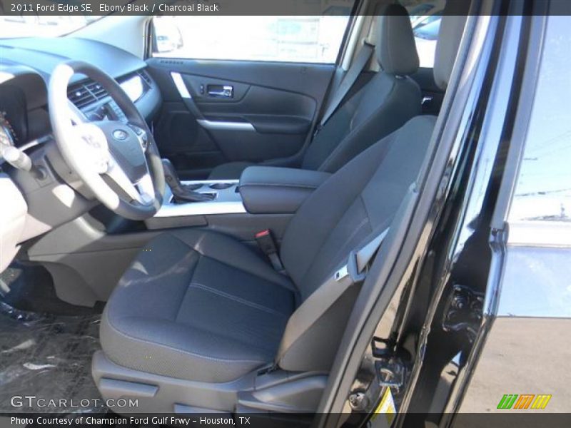 Ebony Black / Charcoal Black 2011 Ford Edge SE