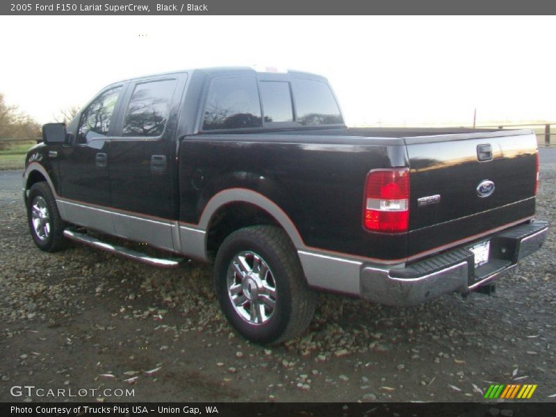 Black / Black 2005 Ford F150 Lariat SuperCrew
