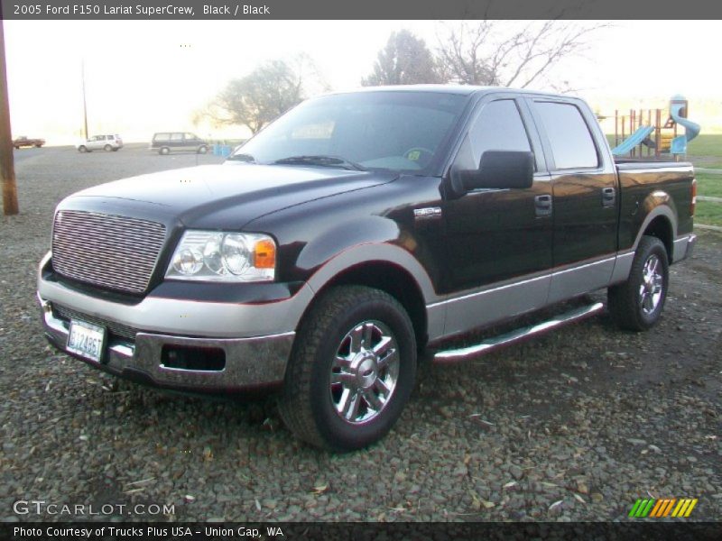 Black / Black 2005 Ford F150 Lariat SuperCrew