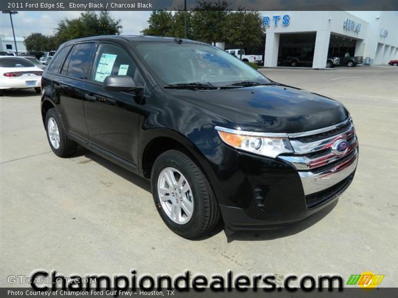 Ebony Black / Charcoal Black 2011 Ford Edge SE