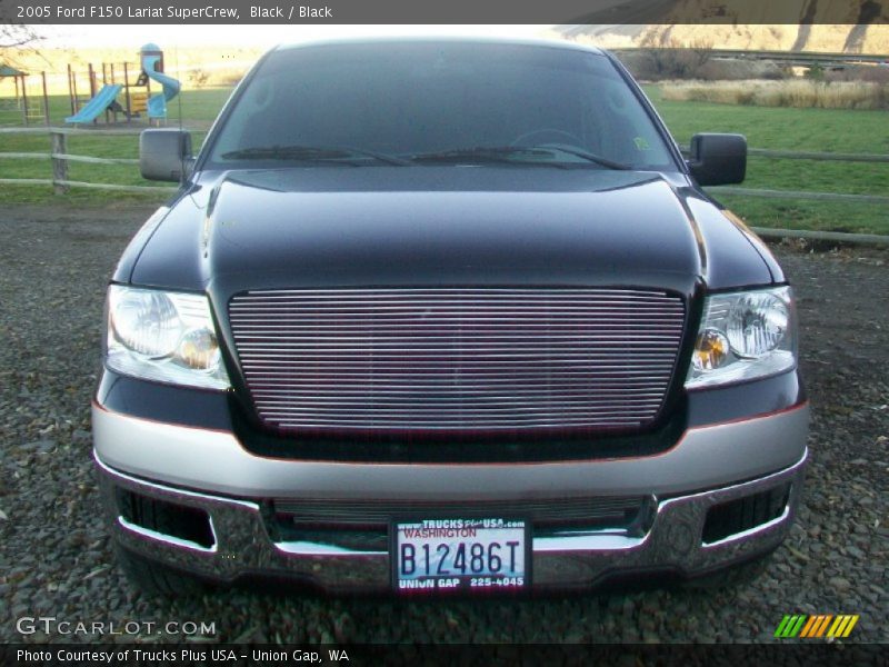 Black / Black 2005 Ford F150 Lariat SuperCrew