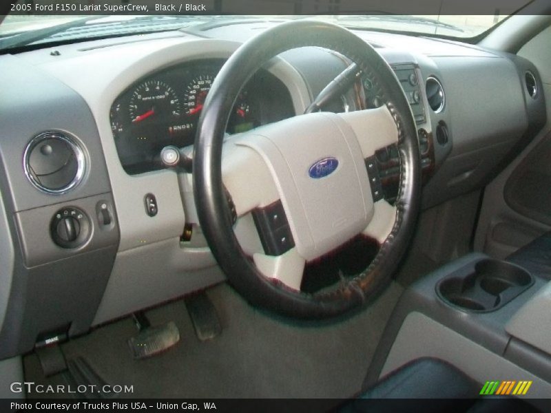 Black / Black 2005 Ford F150 Lariat SuperCrew