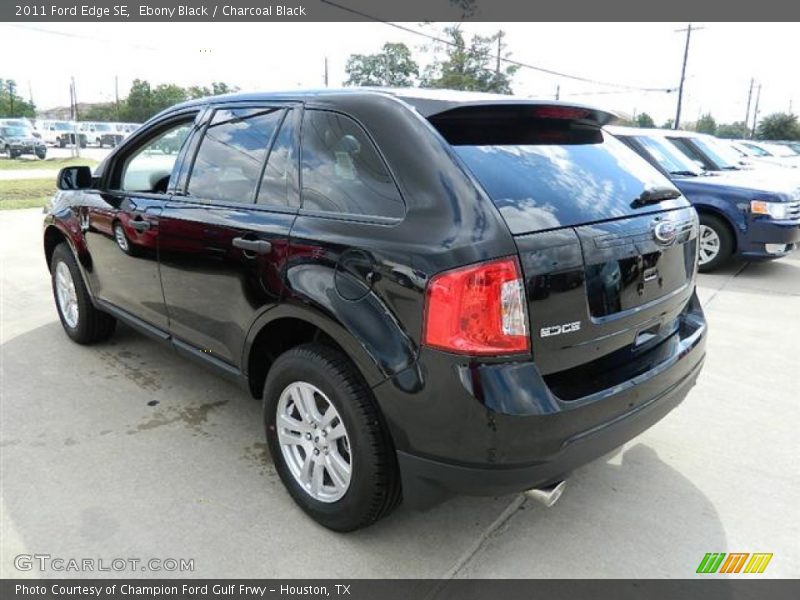 Ebony Black / Charcoal Black 2011 Ford Edge SE