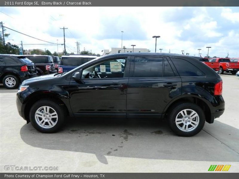 Ebony Black / Charcoal Black 2011 Ford Edge SE