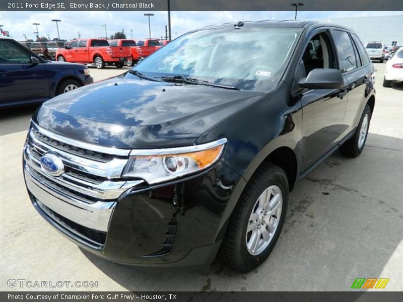 Ebony Black / Charcoal Black 2011 Ford Edge SE