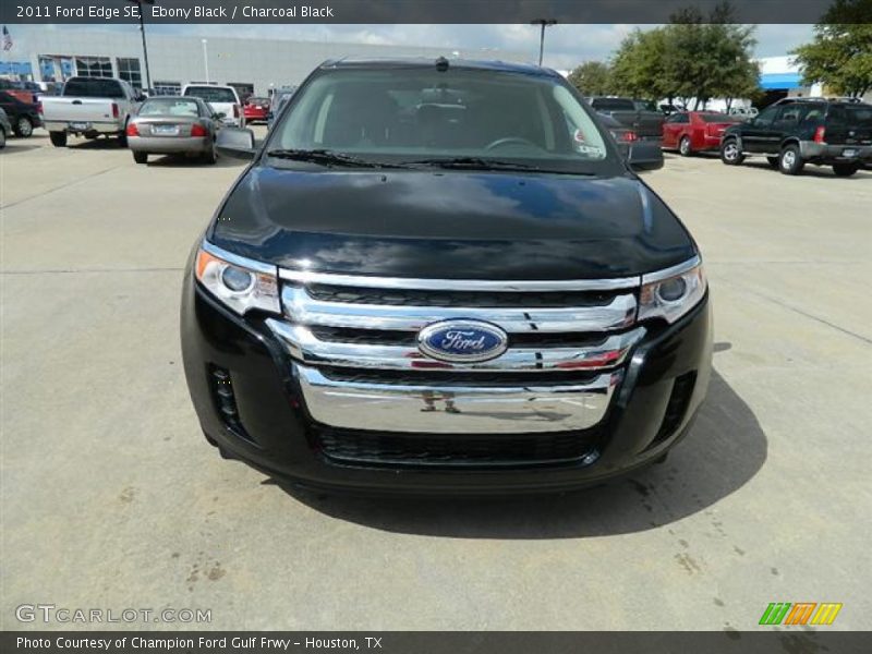 Ebony Black / Charcoal Black 2011 Ford Edge SE