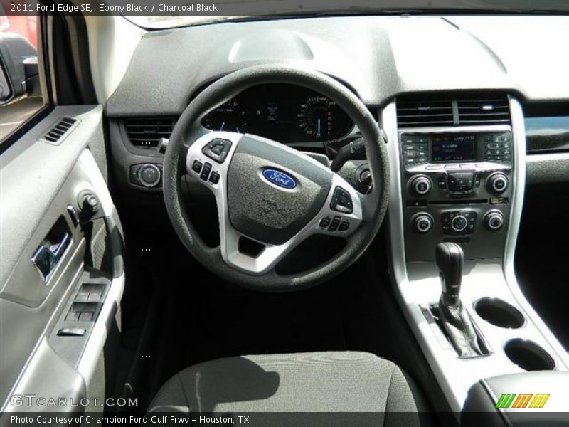 Ebony Black / Charcoal Black 2011 Ford Edge SE