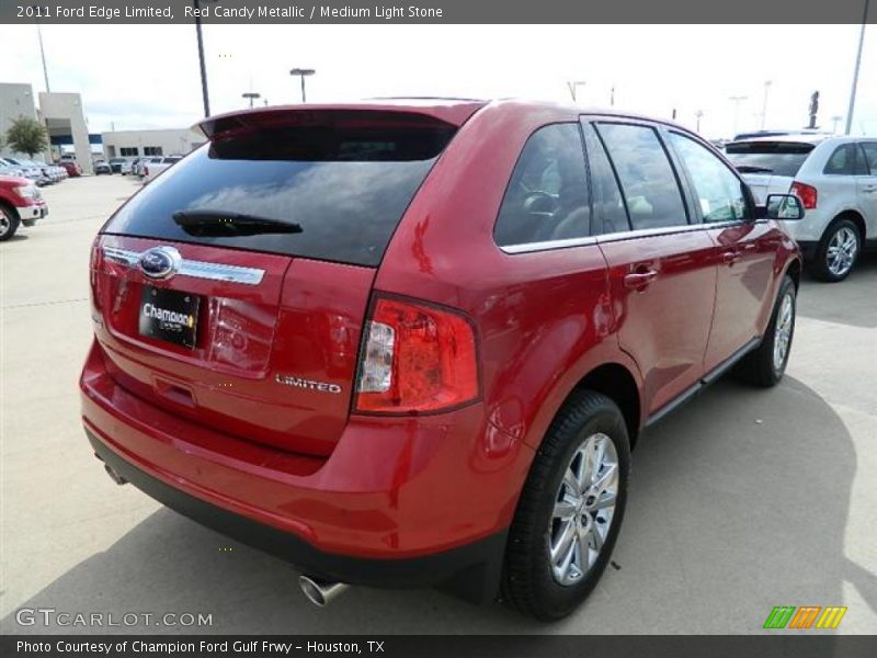 Red Candy Metallic / Medium Light Stone 2011 Ford Edge Limited