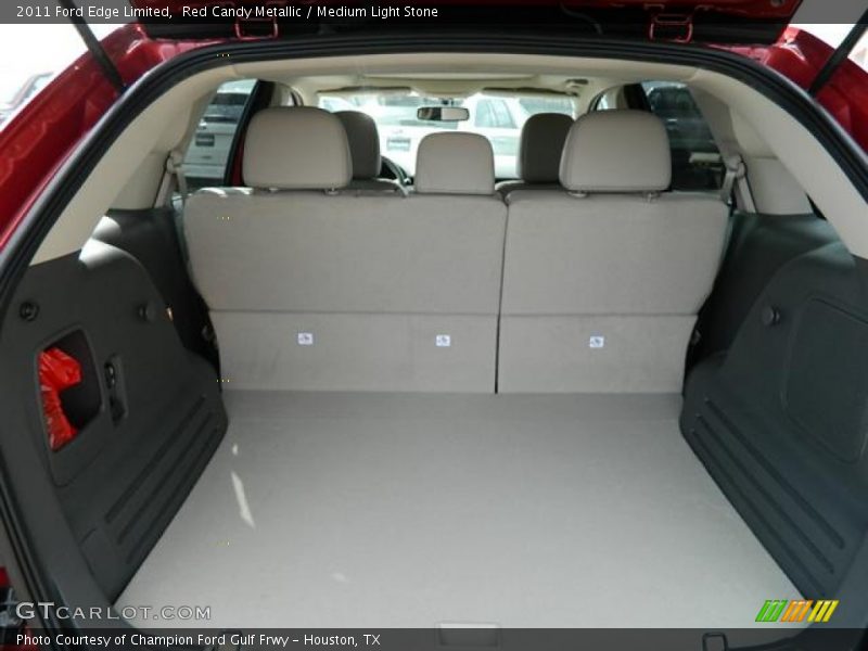 Red Candy Metallic / Medium Light Stone 2011 Ford Edge Limited