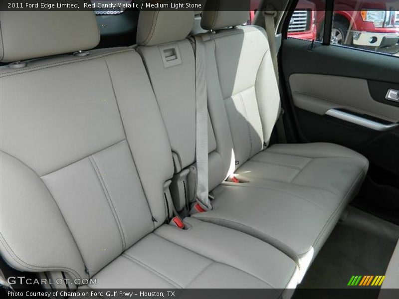 Red Candy Metallic / Medium Light Stone 2011 Ford Edge Limited