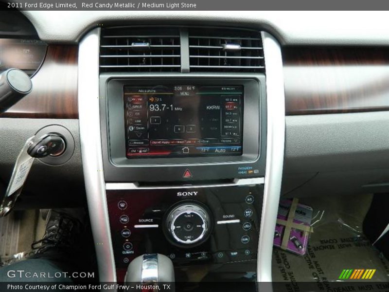 Red Candy Metallic / Medium Light Stone 2011 Ford Edge Limited
