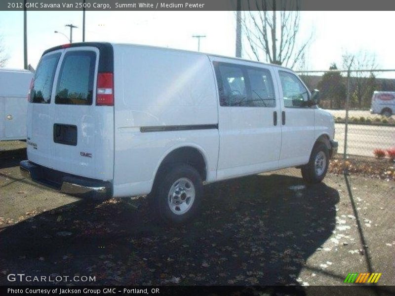 Summit White / Medium Pewter 2012 GMC Savana Van 2500 Cargo