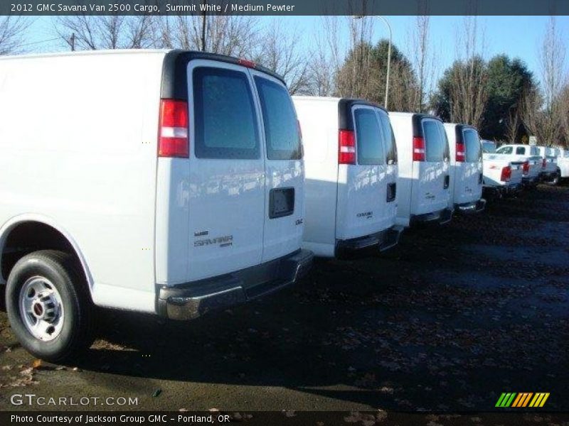 Summit White / Medium Pewter 2012 GMC Savana Van 2500 Cargo