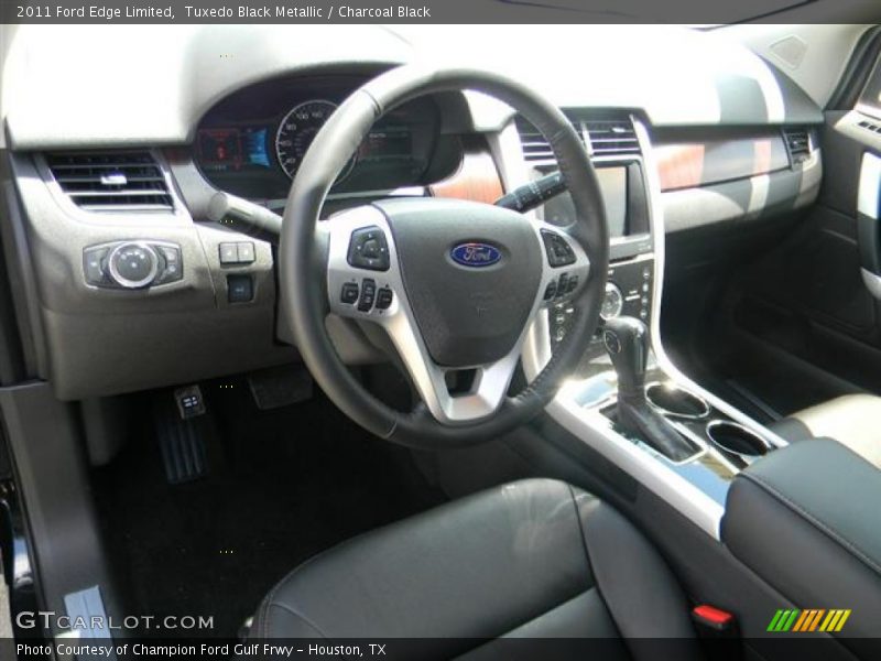 Tuxedo Black Metallic / Charcoal Black 2011 Ford Edge Limited
