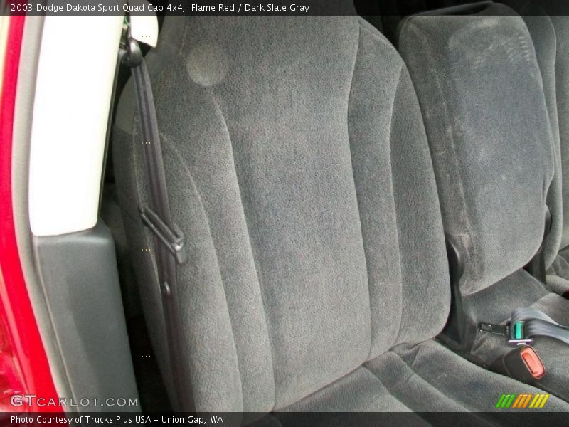 Flame Red / Dark Slate Gray 2003 Dodge Dakota Sport Quad Cab 4x4