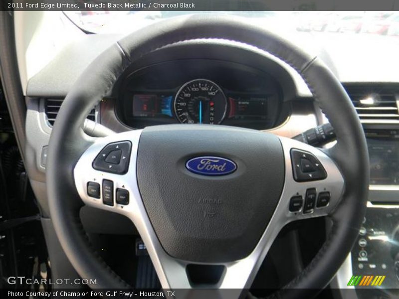 Tuxedo Black Metallic / Charcoal Black 2011 Ford Edge Limited