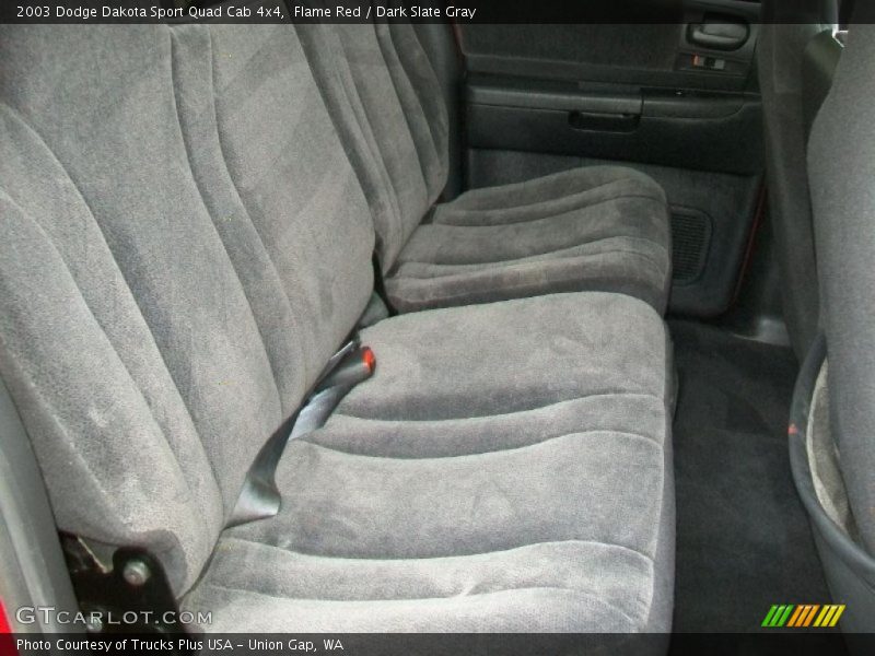 Flame Red / Dark Slate Gray 2003 Dodge Dakota Sport Quad Cab 4x4