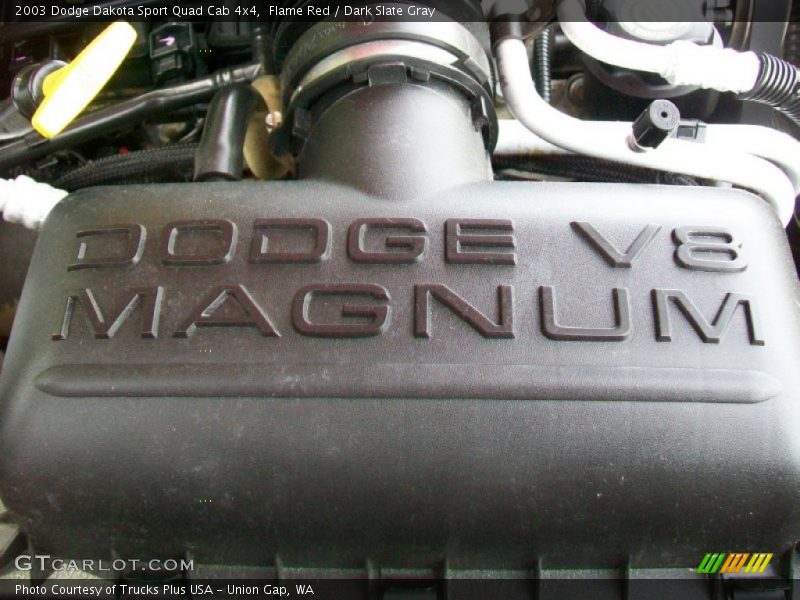  2003 Dakota Sport Quad Cab 4x4 Engine - 4.7 Liter SOHC 16-Valve V8