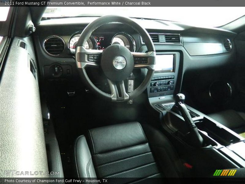 Performance White / Charcoal Black 2011 Ford Mustang GT Premium Convertible