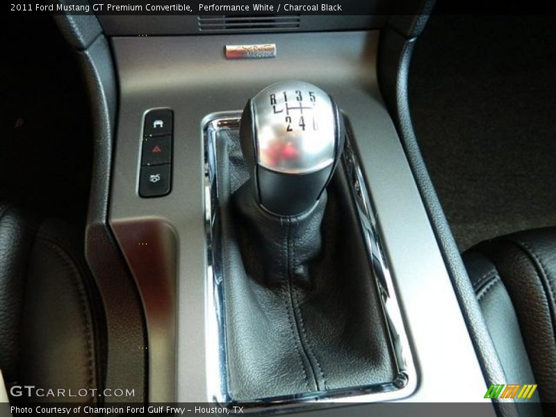 Performance White / Charcoal Black 2011 Ford Mustang GT Premium Convertible