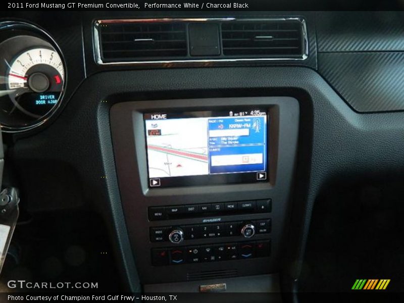 Performance White / Charcoal Black 2011 Ford Mustang GT Premium Convertible