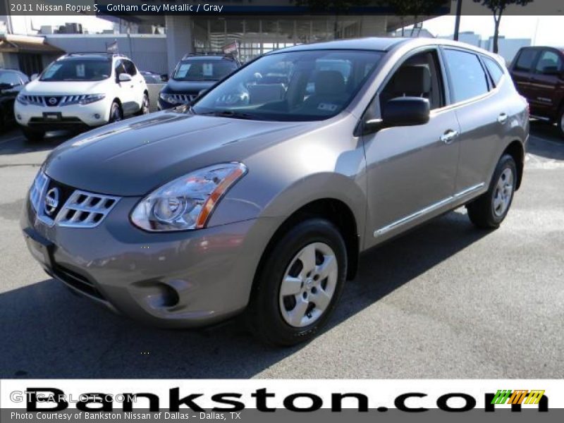 Gotham Gray Metallic / Gray 2011 Nissan Rogue S