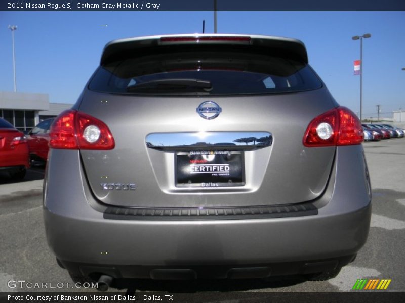 Gotham Gray Metallic / Gray 2011 Nissan Rogue S