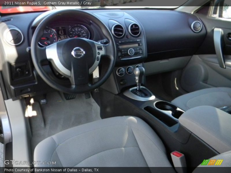 Gotham Gray Metallic / Gray 2011 Nissan Rogue S