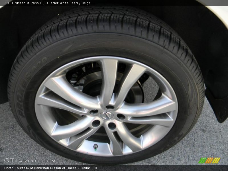 Glacier White Pearl / Beige 2011 Nissan Murano LE
