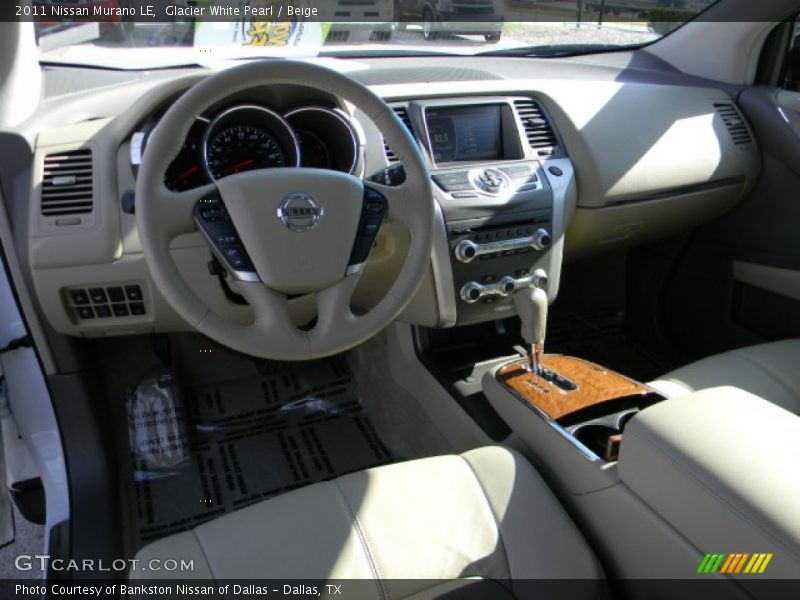 Glacier White Pearl / Beige 2011 Nissan Murano LE