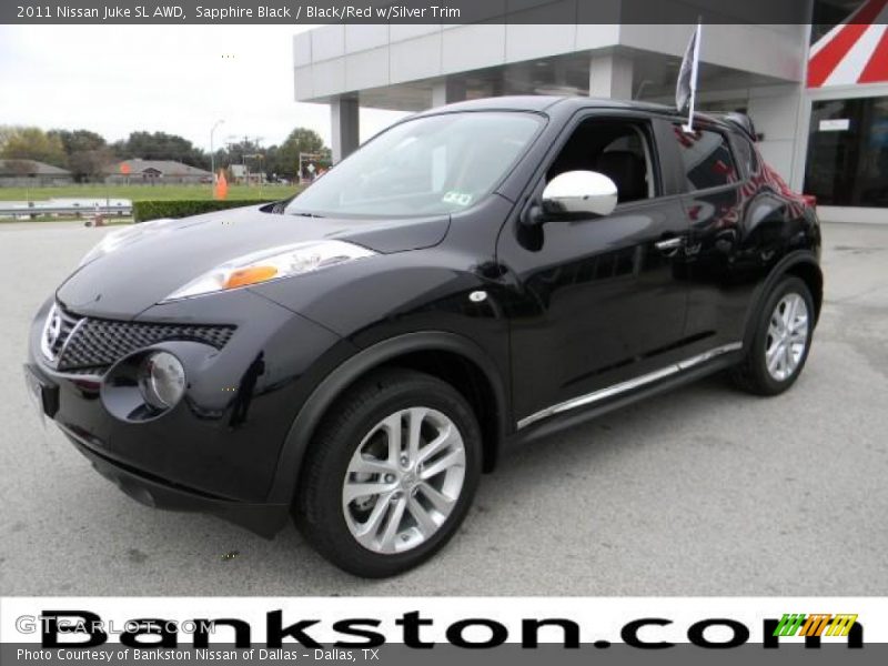 Sapphire Black / Black/Red w/Silver Trim 2011 Nissan Juke SL AWD