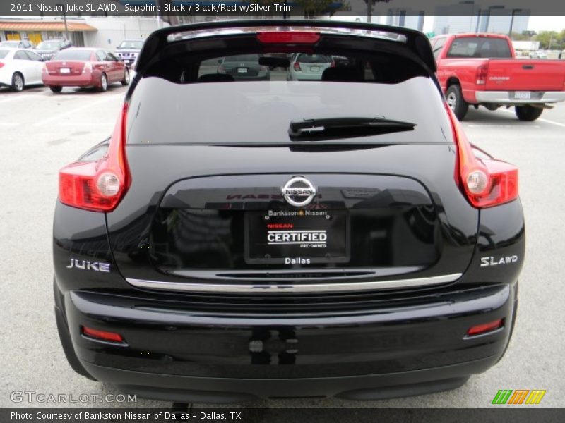 Sapphire Black / Black/Red w/Silver Trim 2011 Nissan Juke SL AWD
